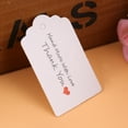 thumbnail image 4 of Wedding Gift Tag,100pcs White Handmade Hang Jewelry Price Tags Wedding Favour Tags Unrivaled Performance, 4 of 8