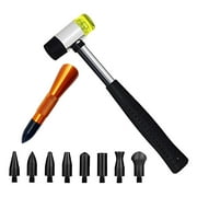 ROZYARD 9pcs Paintless Knock Down Pen PDR Tools Car Tap Down Body Panel Dent Removal Repair Hand Tools Auto Maintenance Tool