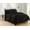 Black, variant on Elegant Comfort 8 Piece Bed in a Bag, King with Comforter, Flat Sheet, Fitted Sheet, Bed Skirt, Pillowcases, Pillow Shams