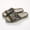 Black, variant on Men'S Lightweight Foam Slip-On Slippers with a Camouflage Design Suitable for Indoor And Outdoor Use. They Feature a Non-Slip Sole And Are Designed for Summer Hunting, Available in Forest Green