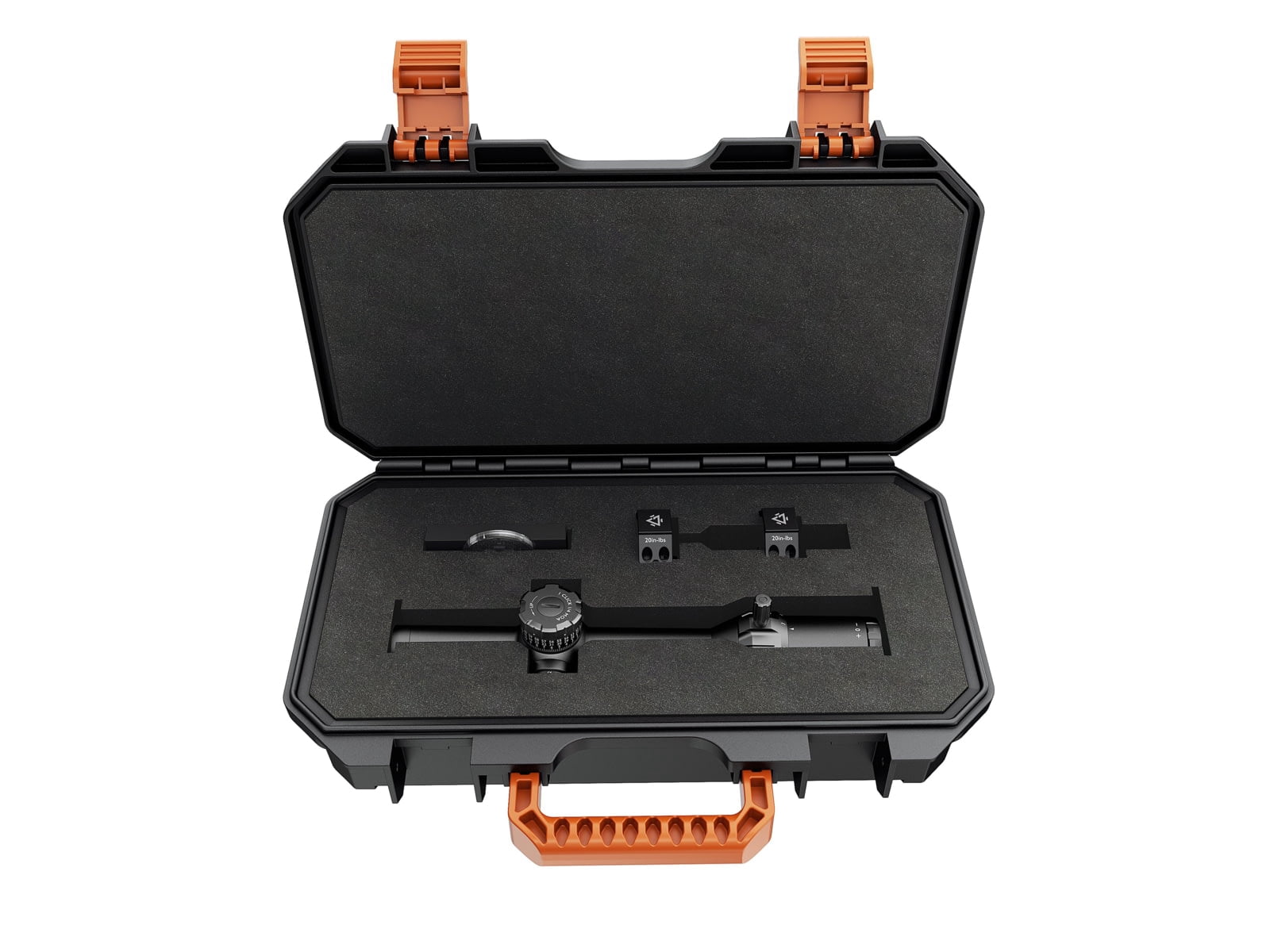 GUNNR Odin ED 1-6x28mm LPVO 34mm Tube Rilfe Scope w/Mount and Case, First Focal Plane w/Mount and Case, MOA, Black