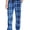 Blue, variant on Intimo Mens' Microfleece Plaid Drawstring Waist Lounge Sleep Pajama Pant Sleepwear Loungewear
