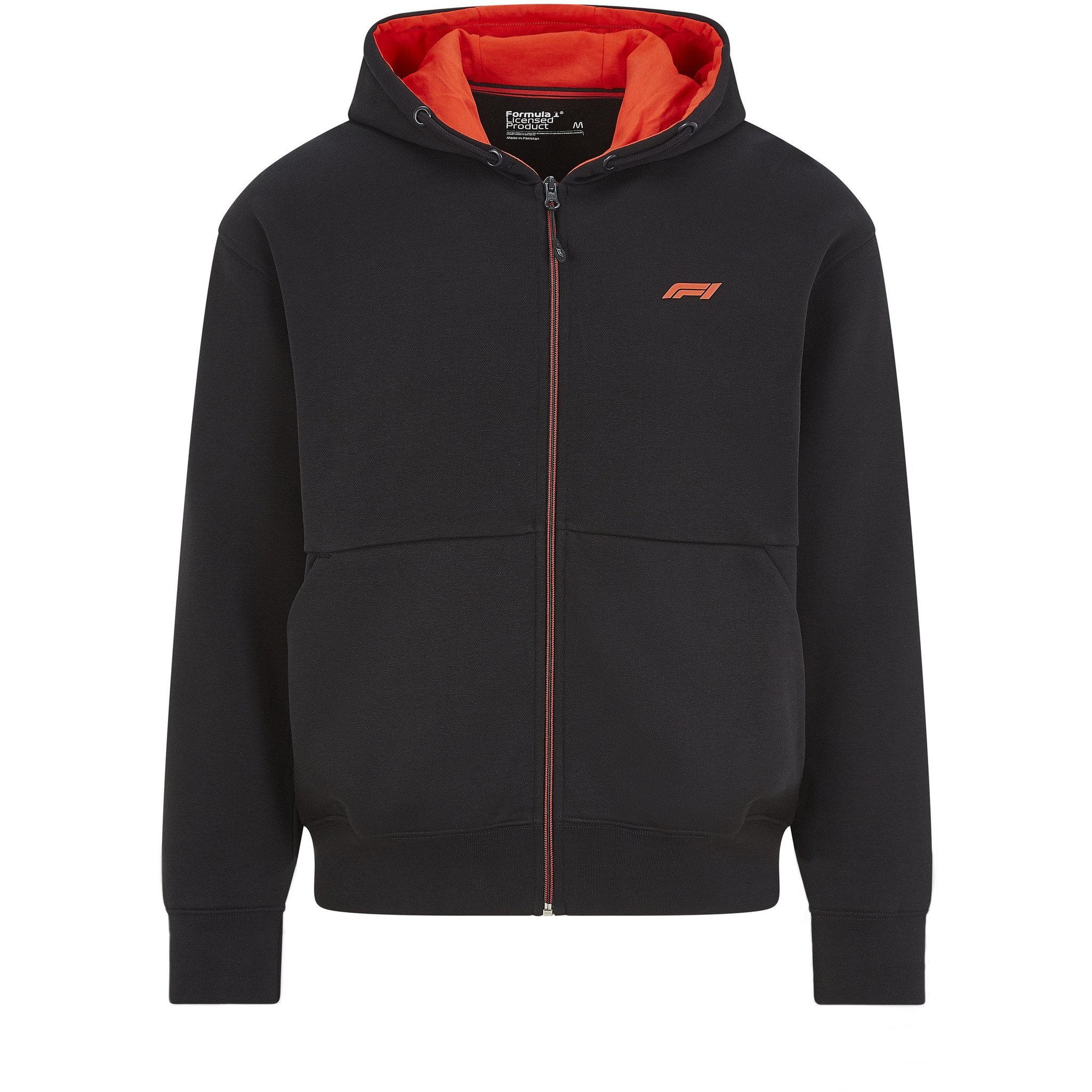 Formula 1 Tech Collection F1 Men/'s Large Logo Hooded Sweatshirt Black//Gray