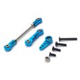 thumbnail image 1 of Vogacara RC Cars 1/28 Servo Arm Metal mejorado varillas de enlace de dirección ensamblado Kit de enlace de repuesto para WLtoys K969 K979 K989 K999 Kits de construcción modelo Azul Vogacara FN010112-02, 1 of 6