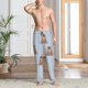thumbnail image 2 of Balery Playful Walrus Wonders Pantalones de pijama para hombre, pijama ultraligero, pantalón de descanso-Medium, 2 of 6