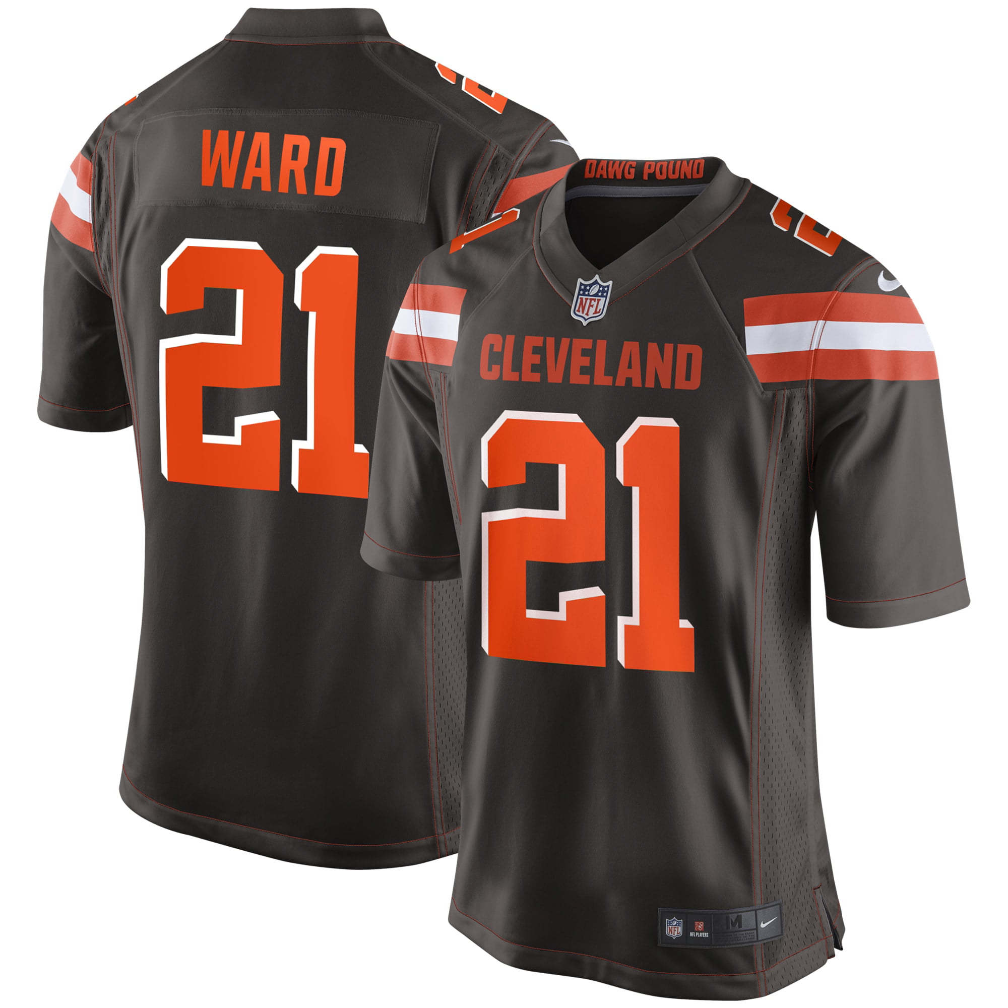 Denzel Ward Cleveland Browns Nike Game Jersey - Brown