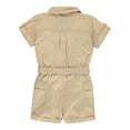 thumbnail image 3 of Girls Hearts Girls' Twill Romper Color: stone Size: 6x, 3 of 3