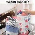 thumbnail image 4 of 20x32 Inch Ultra Soft Faux Bath Mat Non Slip Absorbent Microfiber Bathroom Rug, Colorful Bricks, Patterns, 4 of 4