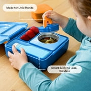 OmieBox Bento Box for Kids - Insulated Bento Lunch Box with Leak Proof Thermos Food Jar - Blue Sky by OmieLife