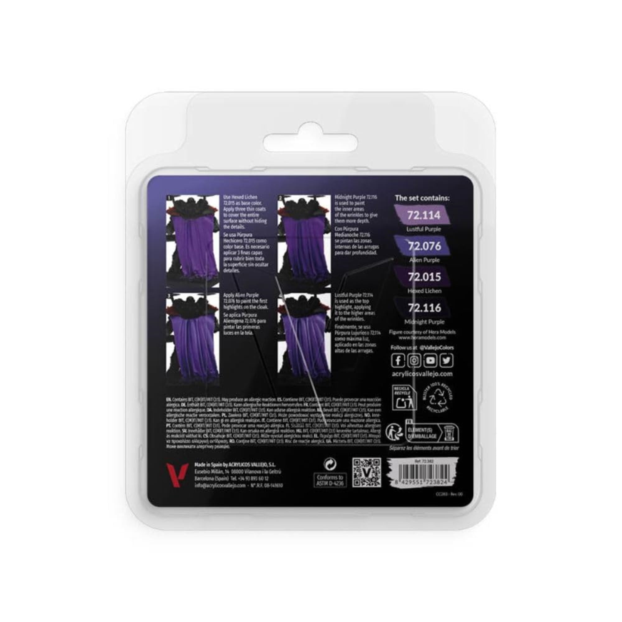 Vallejo Game Color Paint Set, Purple