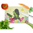 thumbnail image 2 of Carolines Treasures BB6071LCB Easter Eggs Poodle Black Glass Cutting Board Large, 12H x 16W, multicolor, 2 of 2