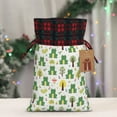 thumbnail image 5 of Rocae Funny Toad Print Christmas Drawstring Linen Gift Bag with Drawstrings Treat Bag Goody Present Bags for Christmas Party Favor, 5 of 8