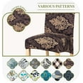 thumbnail image 5 of 1,4,6,8 Pack Large Dining Room Chair Covers, Oversized Chair Cover For Dining Room, Oversize Dining Chair Slipcover, XL Dining Chair Slipcover, Kitchen Chair Protector Set Of 4,6,8, Baroque, 5 of 6