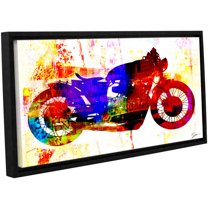 Greg Simanson "Moto III" Floater-Framed Gallery-Wrapped Canvas