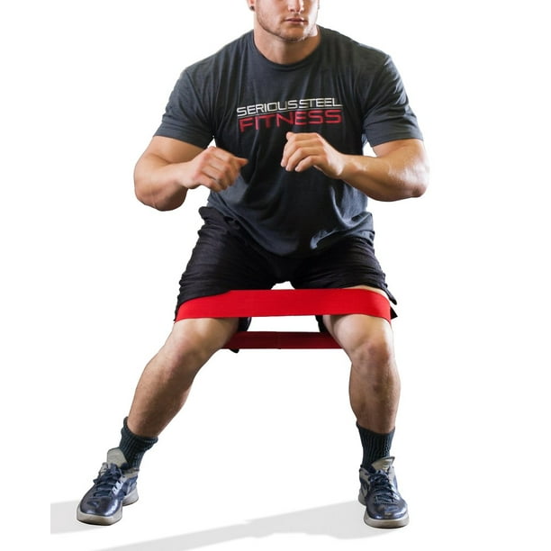 Serious Steel Fitness Hip and Glute Activation Band Hip Band Squat
