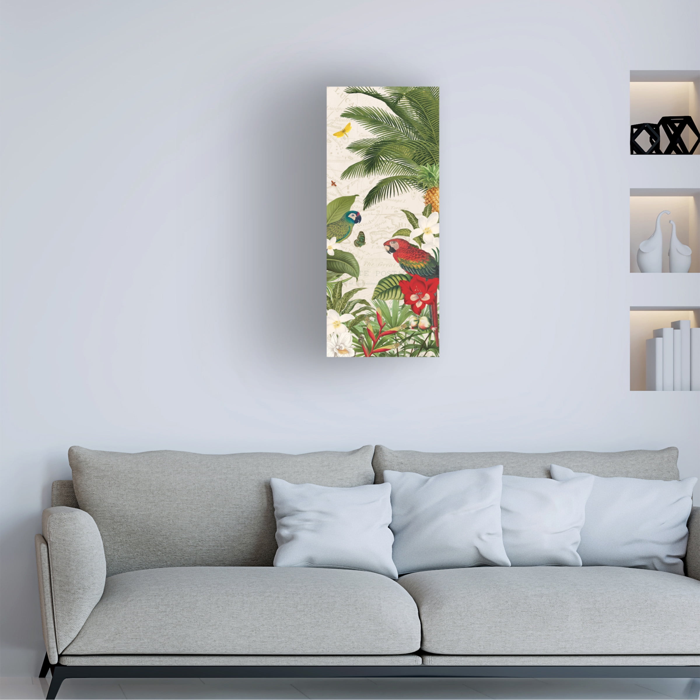 Katie Pertiet 'Parrot Paradise VII' Canvas Art