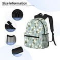 thumbnail image 3 of Pofeuu Tulips Flowers Print Laptop Backpack Travel Canvas Backpack for School Lightweight and Comfortable Backpack College Backpack Schoolbag, 3 of 6