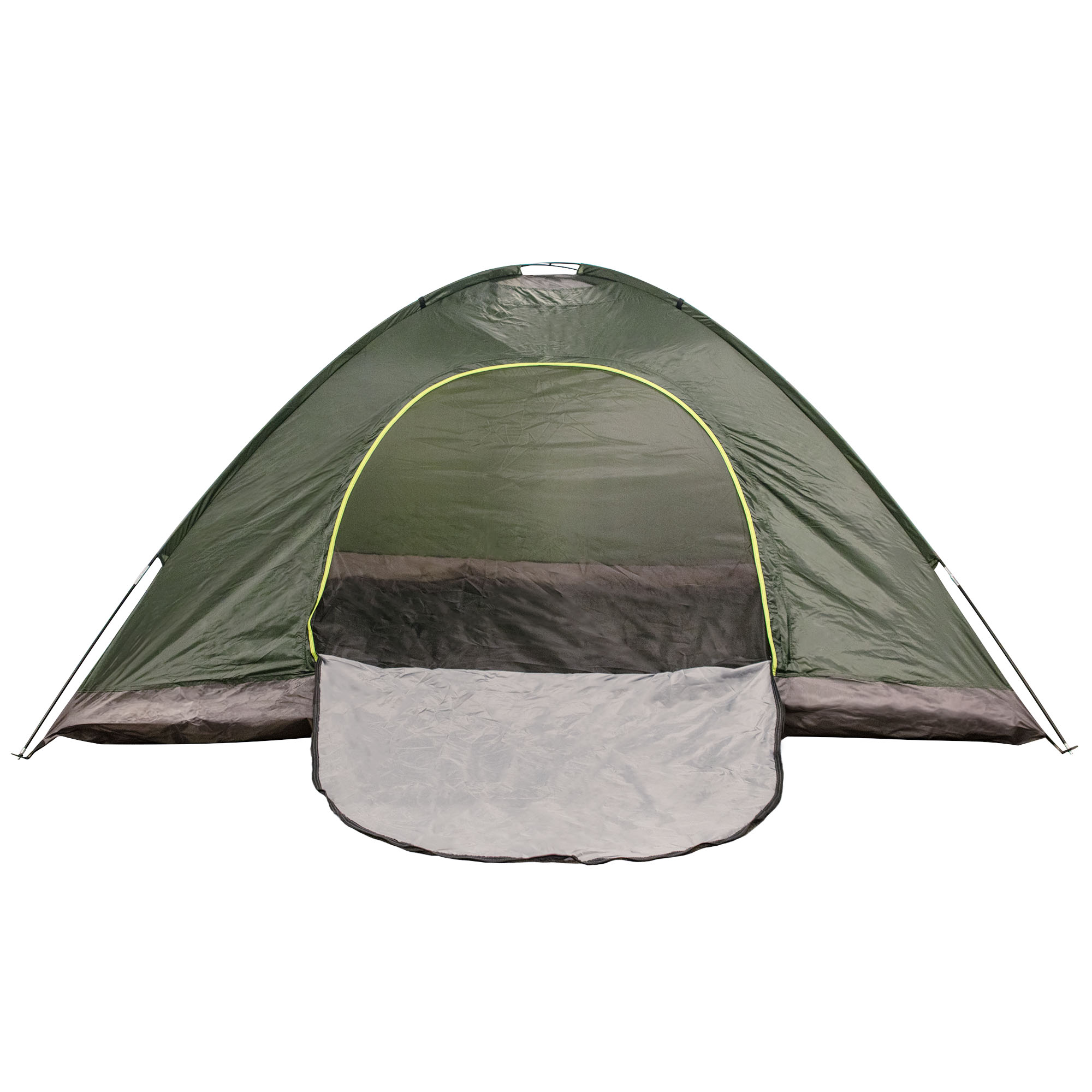 5 to 6 Person Easy Set Up Waterproof Dome Shape Tent for Outdoor Hiking, Backpacking, Camping and Sightseeing in Hunter Green