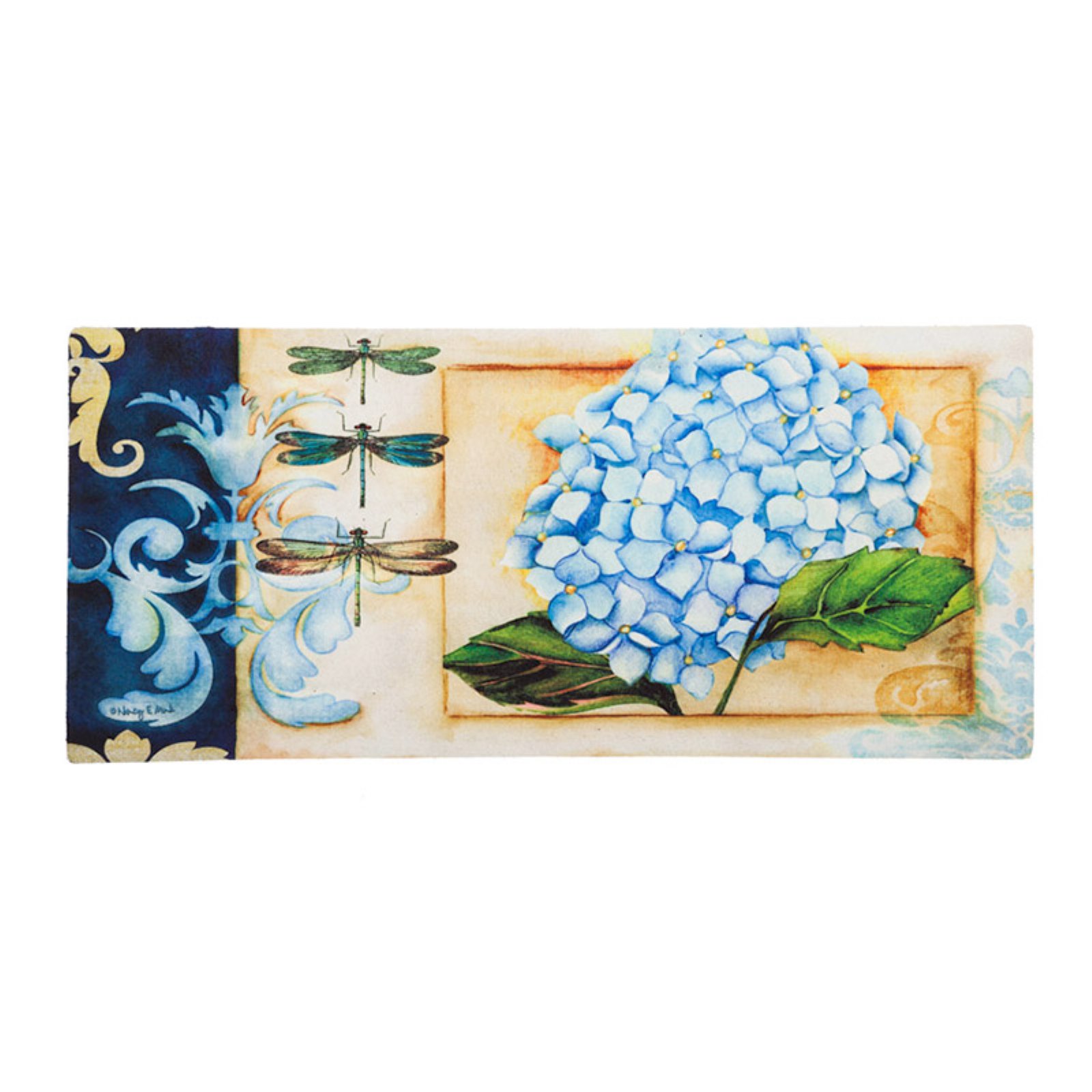 Evergreen Flag Sassafras Blue Hydrangea Switch Mat Insert
