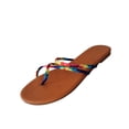 thumbnail image 2 of Sandalias y pantuflas de fondo plano de verano Ropa exterior de gran tamaño para mujer Mujer Wmkox8yii hj789, 2 of 2