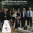 thumbnail image 3 of Juego de 50 llaveros de cruz de madera, regalos funerarios para familiares y amigos, llaveros de cruz como recuerdo funerario, para celebrar la vida, para invitados, familiares y seres queridos., 3 of 7