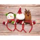thumbnail image 2 of Naiovety Navidad 3D muñeca diadema muñeco de nieve banda para el cabello sombrero de invierno accesorios de estilo de Navidad aro fiesta Papá Noel, 2 of 6