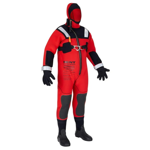 Absolute Outdoor 153902-200-004-25 Kent Ice Rescue Suit - Orange - Adult Universal