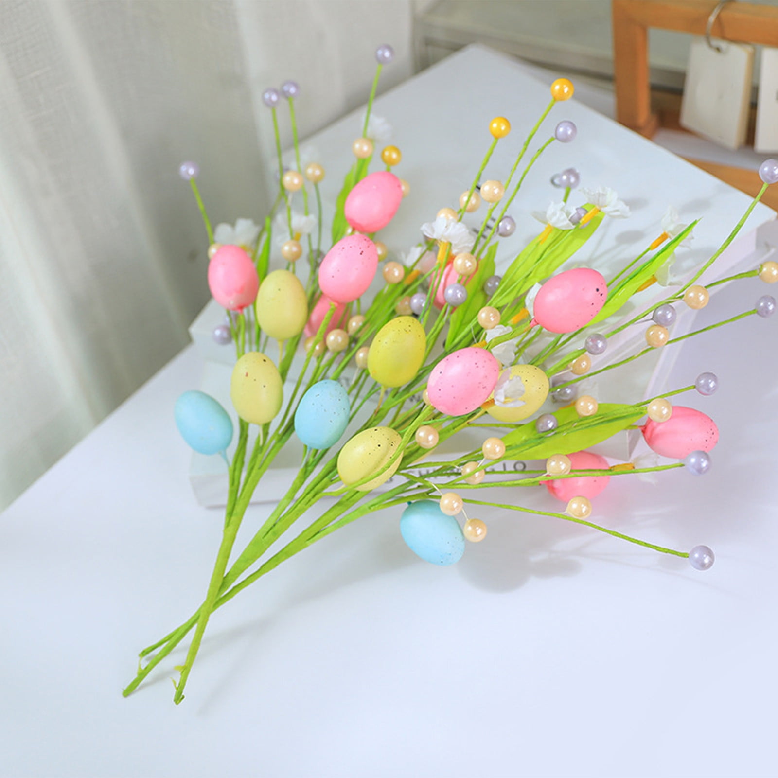 Clearance! YZEGDCH Easter Tree Decorations Spring Floral Picks Decor Stems Floral Arrangement-Centerpiece Wreath Decoration