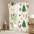 thumbnail image 3 of Manfei Lovely Christmas Reindeeer Curtains Pack of 2 (42x84 Each),Cartoon Gingerbread Man Curtains Blackout,Chic Xmas Tree Candy Cnae Bedroom Curtains For Girls,Breathable Home Decor, 3 of 6