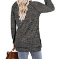 thumbnail image 6 of Womens Casual Long Sleeve Round Neck Sweatshirts Printed Loose Top Athletic Women Women Thin Long Sleeve Shirt Ladies Long Sleeve Shirts, 6 of 7