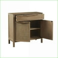 thumbnail image 2 of Accent Chests, Madison Park Palisades 2-Door Solid Wood Accent Chest with Cane Webbing | Reclaimed Biscuit | Natural Wood, 2 of 10