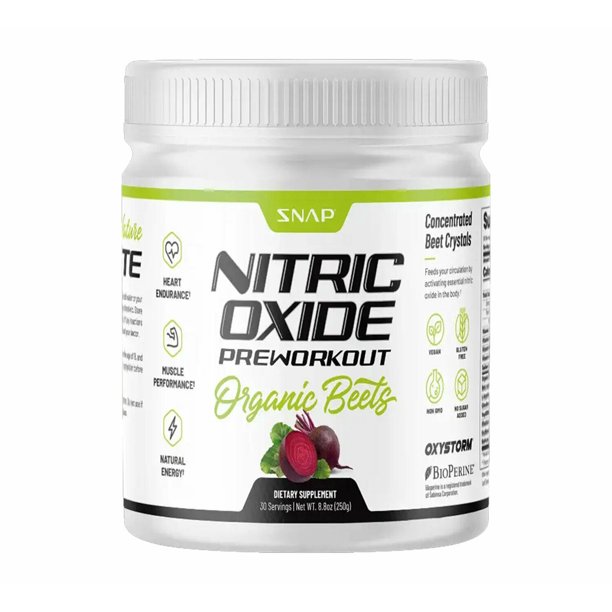 Snap Supplements Beet Root Powder Organic Beets Nitric Oxide Booster