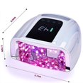 thumbnail image 2 of Lámpara de uñas reflectante con espejo de 96W con almohadilla de Metal, secador de manicura inalámbrico, luz UV inalámbrica para uñas, lámpara LED UV recargable, 2 of 5