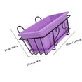 thumbnail image 2 of QUMIIRITY 1Jgo Soporte Colgante Para Macetas Morado Duradero Para Jardín Y En Casa, 2 of 8