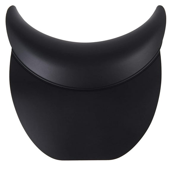 Salon Gel Neck Rest Cushion, Non-slip Silicone Shampoo Bowl Neck Pillow, Hair Washing Sink Basin Tool for Salon and Home (Black, 1 Piece)