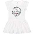 thumbnail image 3 of Inktastic Big Sister Leaves, Circle, Heart Girls Baby Dress, 3 of 5