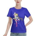 thumbnail image 1 of Women's Basic Short Sleeve T-Shirt Sailor Moon Moon Hare, 1 of 6