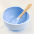 thumbnail image 2 of Special Bowl For Children To Learn To Eat Certificated Baby Silicone Bowl Dessert Feeding Plate Silicone Suction Bowl For Baby Tableware Set With Spoon…, 2 of 9
