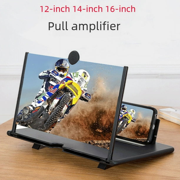 Amplificador de pantalla de teléfono móvil de 18, 12 y 14 pulgadas con lupa de video de drama HD, espejo de ampliación para teléfono móvil