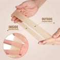 thumbnail image 2 of 2 Pièces Silicone Poignée Perruque Bande Réglable en Silicone Perruque Bandeau Fixe Antidérapant Perruque Bandes Sans Couture Perruque Bande de Prise de Perruque Support Solide pour les Hommes Femmes Yoga Sportif (Brun Clair), 2 of 7