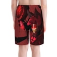 thumbnail image 2 of Hazbin Hotel Alastor Radio Demon Boy's Board Shorts Teen Swim Trunks Drawstring Quick Dry Beach Shorts Summer Swimsuits with Mesh Lining and Pockets, 2 of 8
