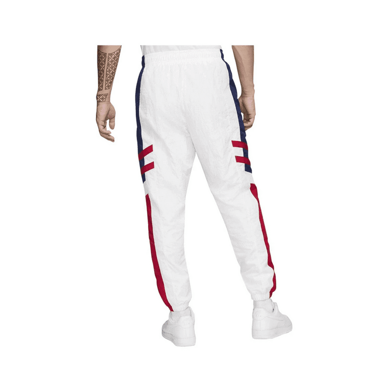 Converger Bañera Conquistar Nike Sportwear Woven Windwear Mens Active Pants Size S, Color: White/Blue/ Red - Walmart.com