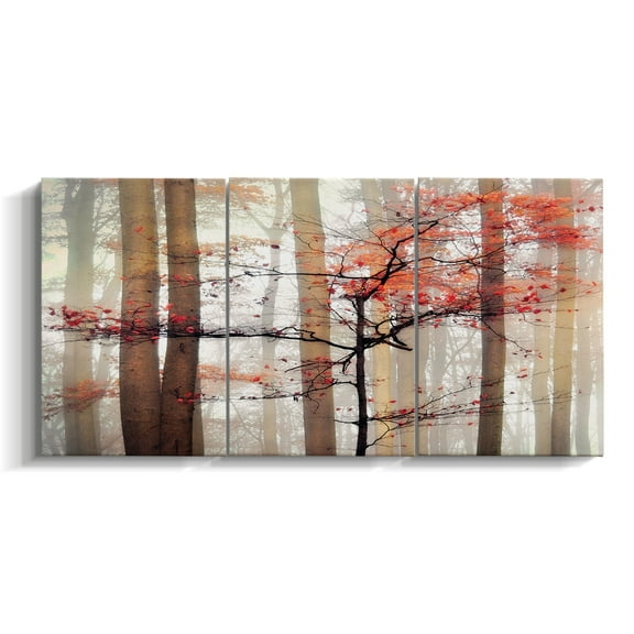 Wexford Home Orange Awakening - 32" x 48" Multi-Piece Canvas Art, Ready to Hang