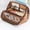 Brown, variant on Nkmbld Pencil Case Large Capacity Clear Pencil Pouch with Zipper, Portable Pencil Case Pouch Organizer, Multi-Layer Aesthetics Makeup Bag, Pencil Box