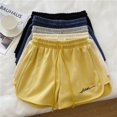 thumbnail image 2 of Pantalones cortos deportivos de algodón para mujer, ropa exterior holgada de verano, pantalones de pijama para el hogar, pantalones de yoga de cintura alta, informales y de pierna ancha, a la moda, 2 of 6
