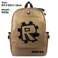 thumbnail image 3 of ROBLOX-mochila con estampado de dibujos animados para niños, bolsa de viento para estudiantes universitarios, bolsa de ordenador, bolsa de viaje de gran capacidad, mochila con cremallera, 3 of 4