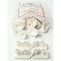 Stud Boy .5 White Super-Lite Pro Series Double Backers - 48 Pack