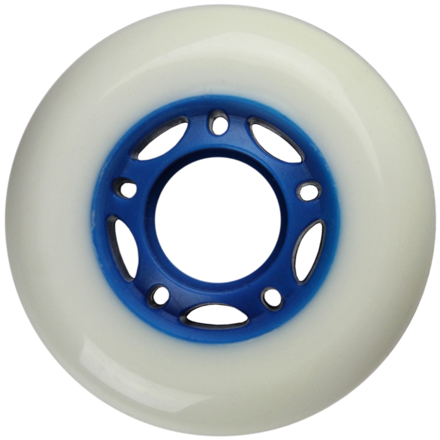 Pro Stock Inline Skate Hockey Wheel 68MM 82A TEAL (YELLOWED)