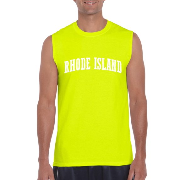 Mens Rhode Island Ultra Cotton Sleeveless T-Shirt