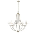 thumbnail image 2 of 12108-MG Millennium Lighting Eisley - 8 Light Chandelier-38.25 Inch Tall and 36 Inch Wide-Modern Gold Finish, 2 of 5